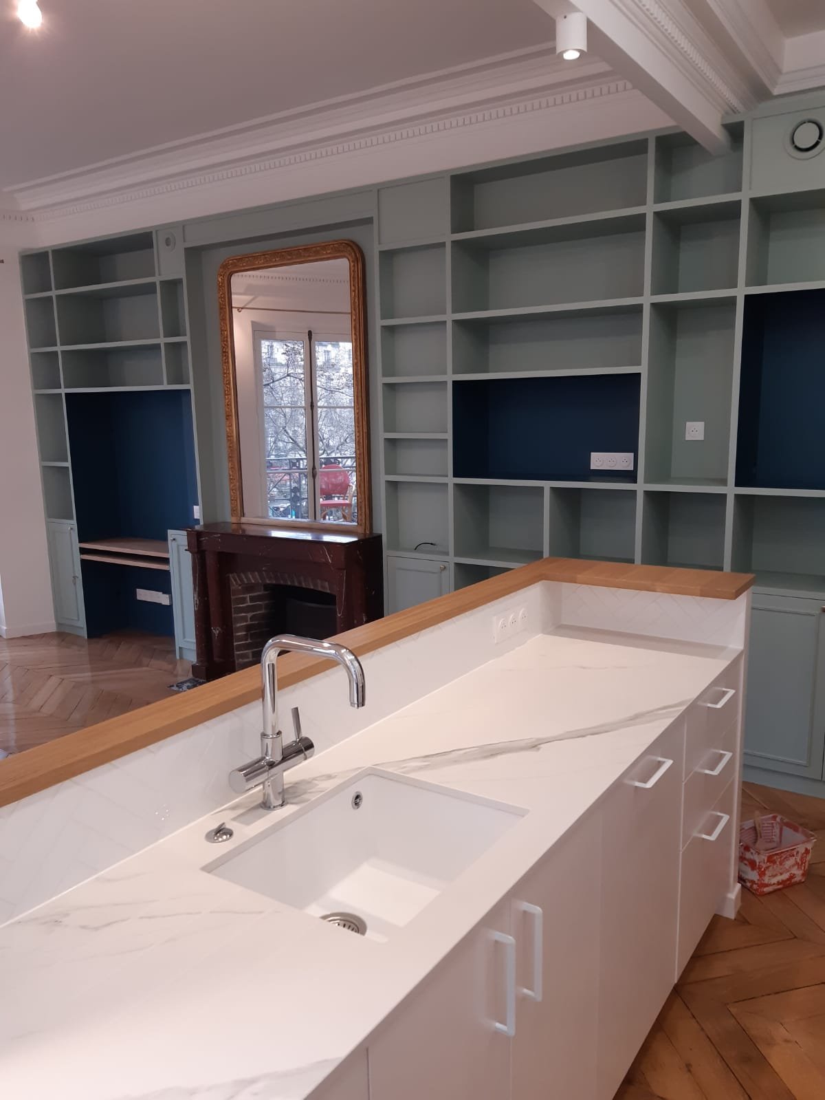 Suite parentale avec verrière atelier